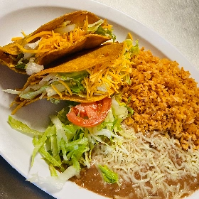 Combo 1: (2) Hard Tacos