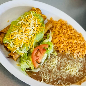 Combo 2: (3) Rolled Tacos