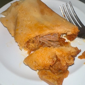 Pork Red Salsa Tamale