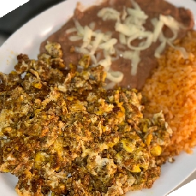 Chorizo and Eggs Breakfast Plate