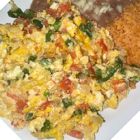 Huevos a la Mexican Breakfast Plate