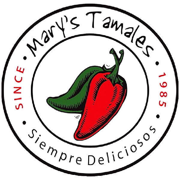 Marys Tamales logo.