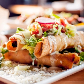 Chicken Rolled Taquitos