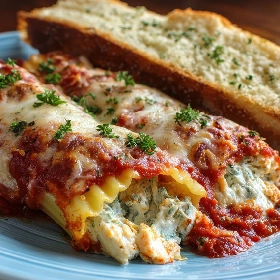 Manicotti (2 tubes of stuffed pasta)
