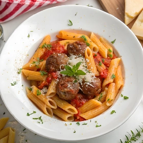 Mostaccioli (Meatball or Italian Sausage)