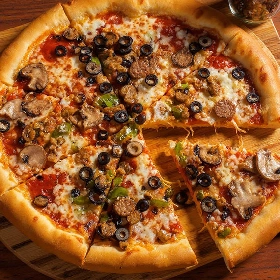 Party Pizza’s 32-Slice Pizza (3 toppings)