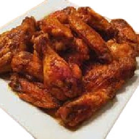 Buffalo Wings con papas 6 piezas