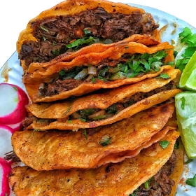 Tacos #1 De Asada Al Pastor Pollo Birria Pierna