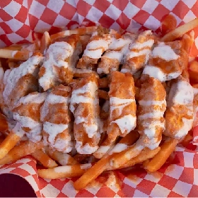 Buffalo Ranch Fries with Chicken