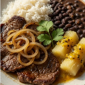 Bistec y Cebolla