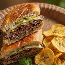Pan con Bistec