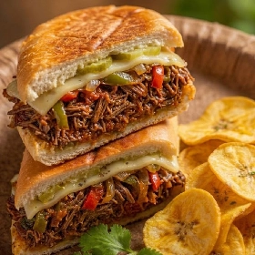 Pan con Ropa Vieja
