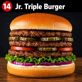 Jr. Triple Burger