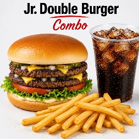 Jr. Double Burger