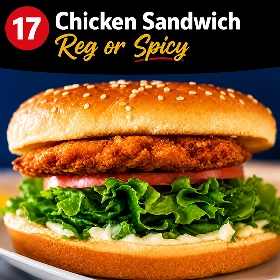 Chicken Sandwich (Regular or Spicy)