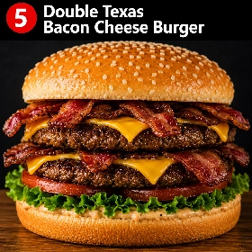 Double Texas Bacon Cheese Burger