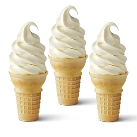 Vanilla Ice Cream Cone