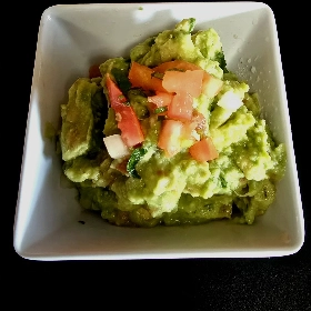 Guacamole and Chips - Side