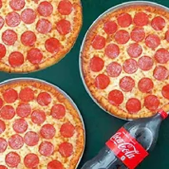 3 Large Pizza 1 Topping