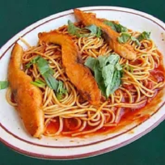 Salmon/Linguine Pasta