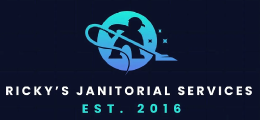 Rickys Janitorial Services logo.
