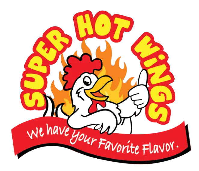 Super Hot Wings logo.