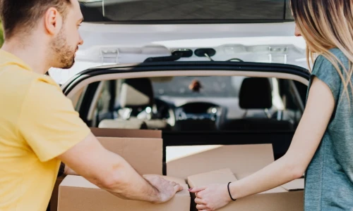 ¿Cuándo es peligroso hacer una mudanza en mi auto?