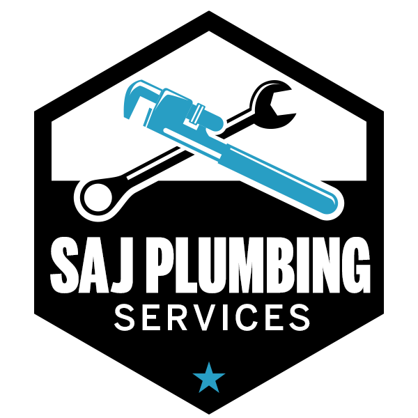 SAJ Plumbing Services logo.