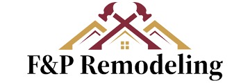 F and P Remodeling logo.