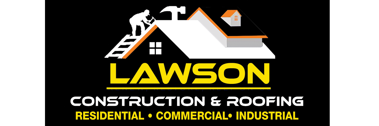 Lawson Construction and Roofing logo.