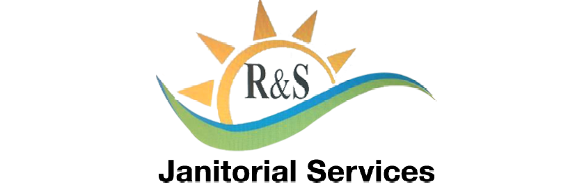 R and S Janitorial Services logo.