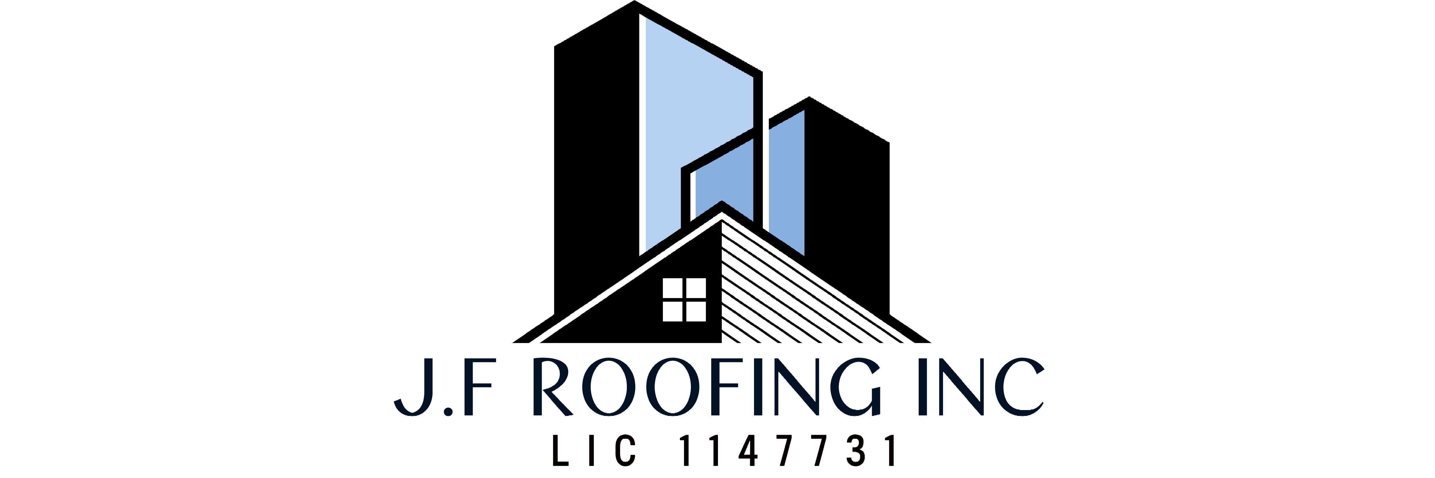 JF Roofing Inc logo.