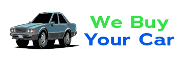 We Buy Your Car logo.