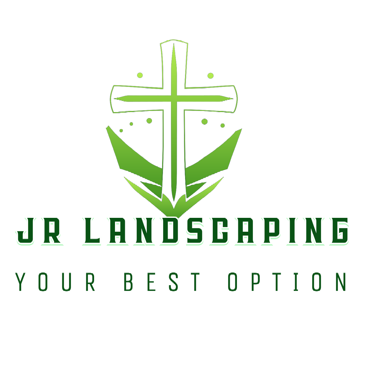 JR Landscaping logo.