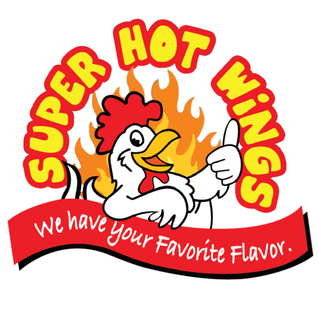 Super Hot Wings logo.