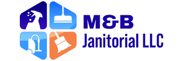 M and B Janitorial LLC logo.
