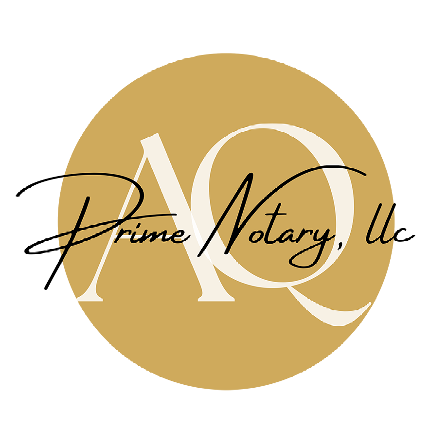 AQ Prime Notary LLC logo.