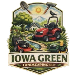Iowa Green Landscaping LLC logo.
