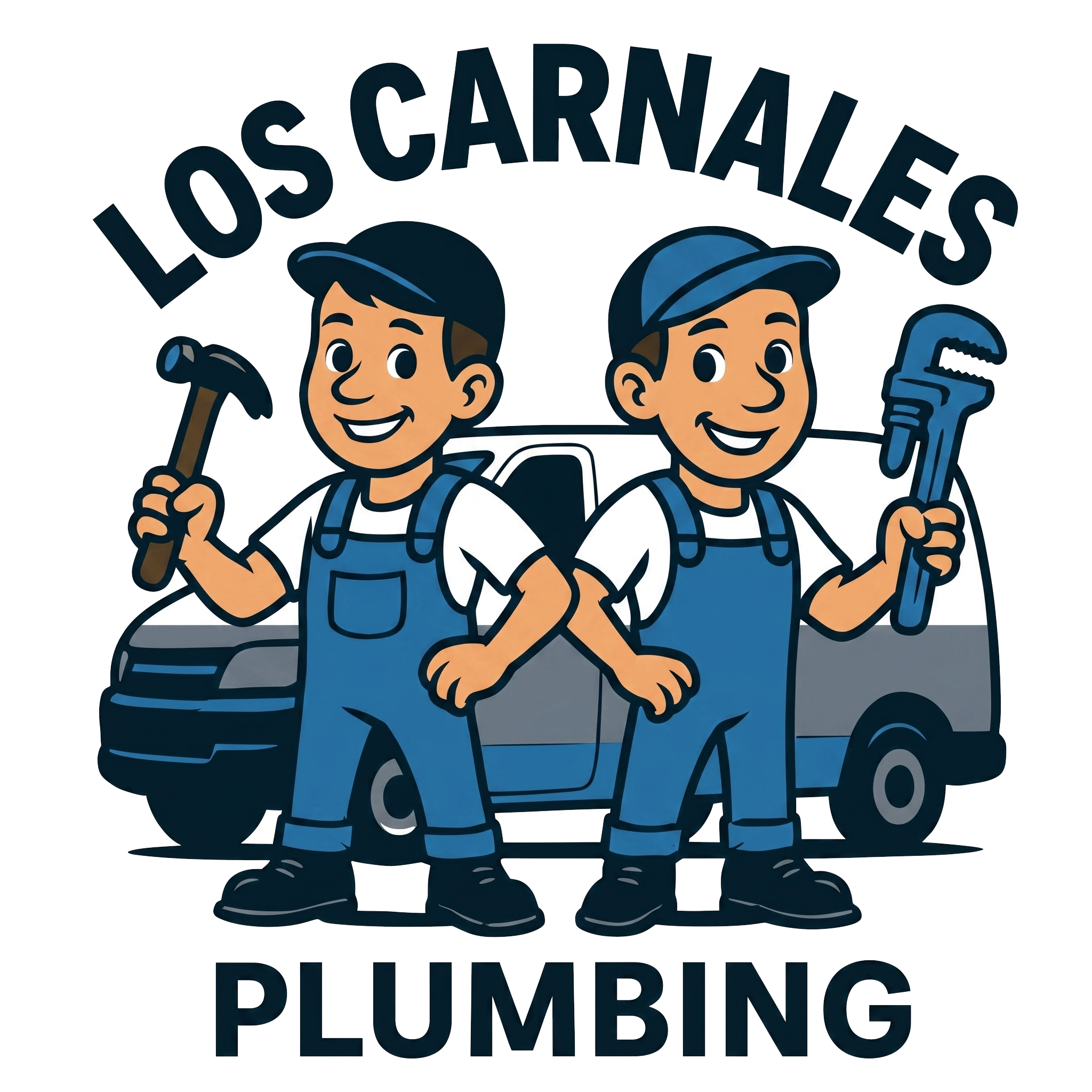 Los Carnales Plumbing logo.