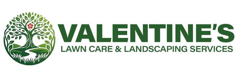Valentines Lawn Care and Landscaping Services logo.
