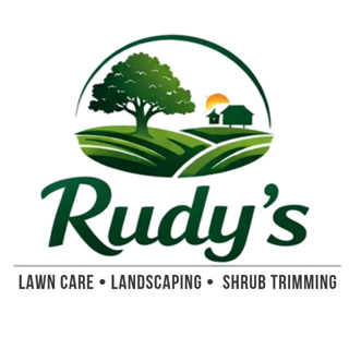 Rudys Lawn Cutter and Landscaping logo.