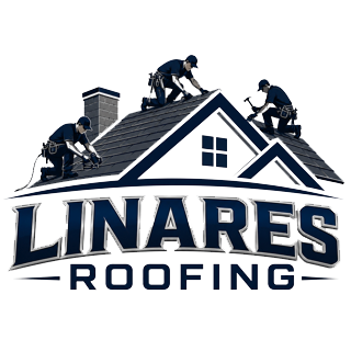 Linares Roofing logo.