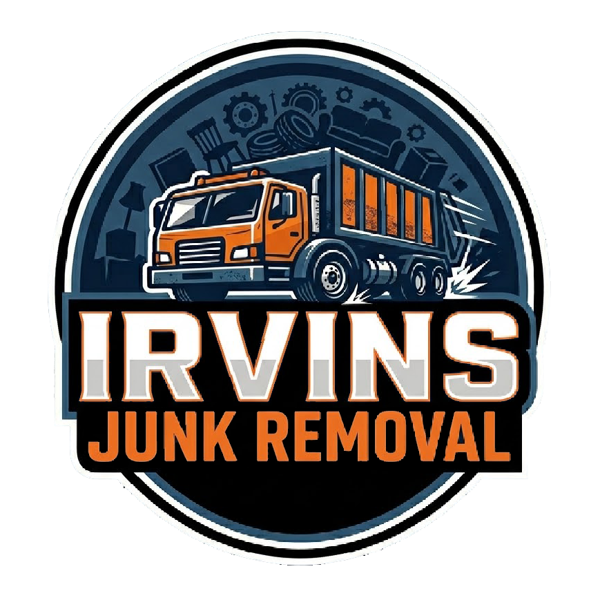 Irvins Junk Removal logo.