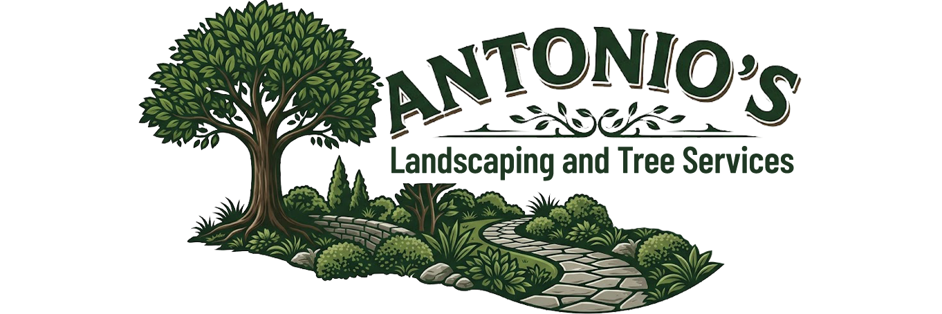 Antonios Landscaping and Tree Services logo.