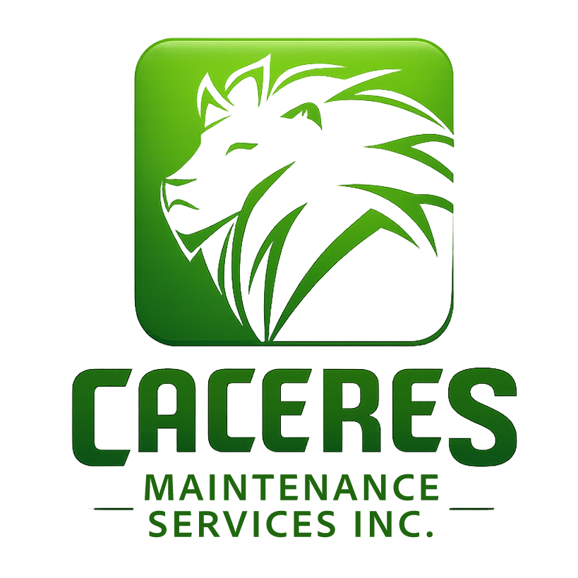 Caceres Maintenance Services Inc. logo.