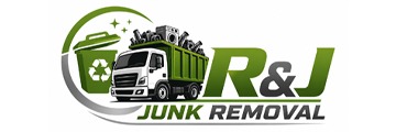 R and J Junk Removal logo.