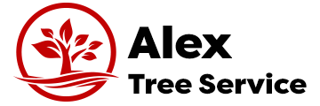 Alex Tree Service logo.