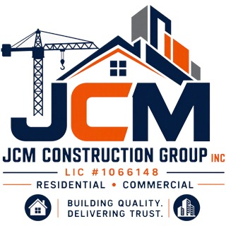 JCM Construction Group Inc logo.