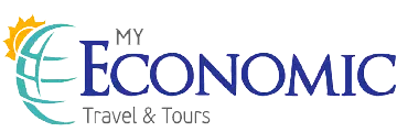 My economic travel and tours logotipo.