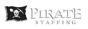 logotipo de pirate staffing